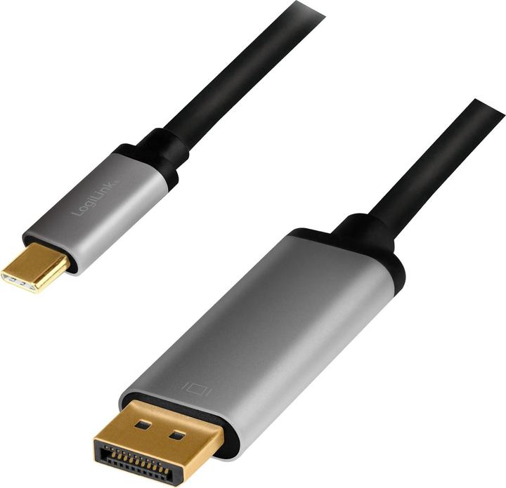 Produktbild LogiLink USB-/DisplayPort-Kabel (1.80 m, DisplayPort)