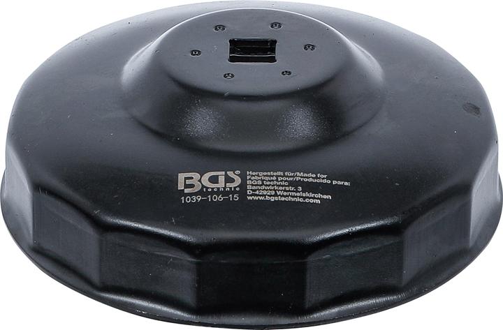 Immagine prodotto BGS Chiave per filtro olio 15 lati Ø 106 mm per Fiat Ducato