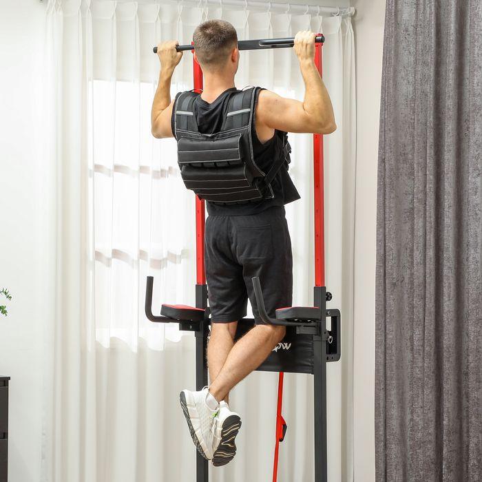 Actual product image Swisshandel24 verstellbare Gewichtsweste 20kg mit Reflektierenden Streifen, Trainingsweste