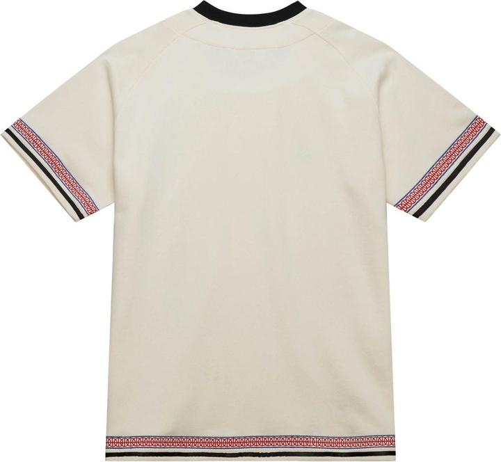 Actual product image Mitchell & Ness Dune Royal Button Up Chicago Bulls Shirt (S)