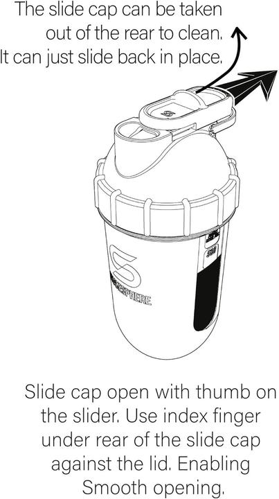 Actual product image ShakeSphere Shaker (0.70 l)