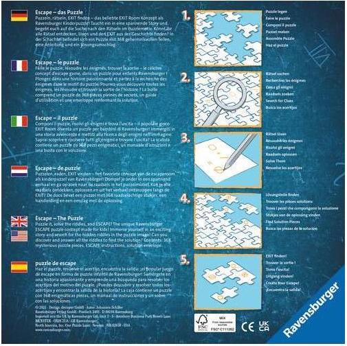 Immagine prodotto Ravensburger Fuga dei bambini - Pirati (368 pezzi)