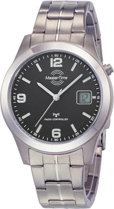 Actual product image Master Time MTGT-10349-22M Radio Expert Titan Series Men 42mm (Rotatable bezel, Radio-controlled clock, Analogue wristwatch, Digital watch, 42 mm)