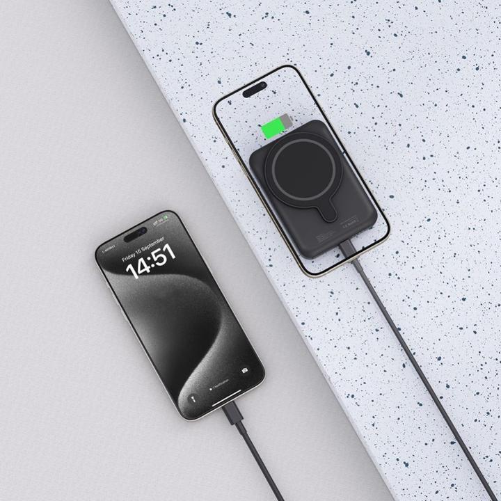 Immagine prodotto Tech Powerbank techninės apsaugos PB10 LifeMag 5000 mAh Juodas (5000 mAh, 15 W)