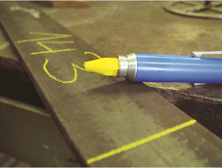 Actual product image Bleispitz Signing chalk yellow (Yellow, 12 x)