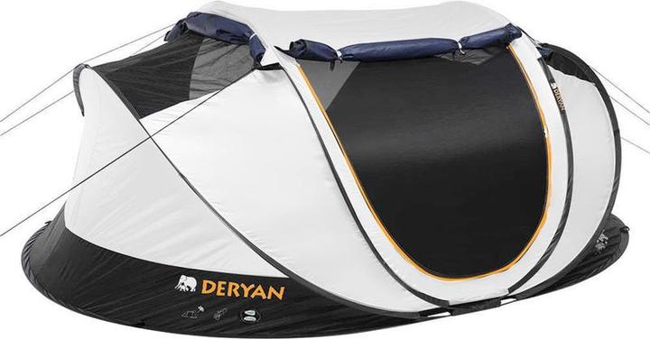 Actual product image Deryan Luxe Cocoon Pop Up Tent - Anti-UV 50+ 2 Seconds - 2 Persoons - Cream (Inflatable tent, 2 persons)