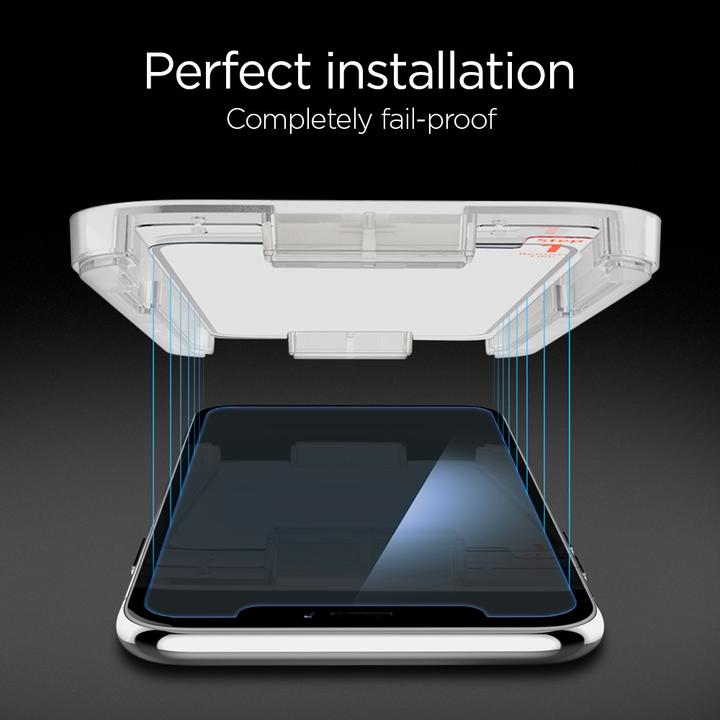Produktbild Spigen Glas aus gehärtetem Glas. tR Ez Passend für Apple iPhone Xr (1 Stück, Apple iPhone XR)