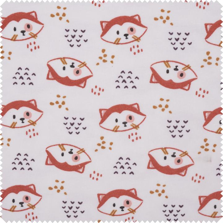 Actual product image VBS Jersey fabric "Little Fox", 150 cm wide, yard goods