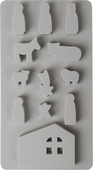 Actual product image Rayher Silicone casting mould "Mini cot"