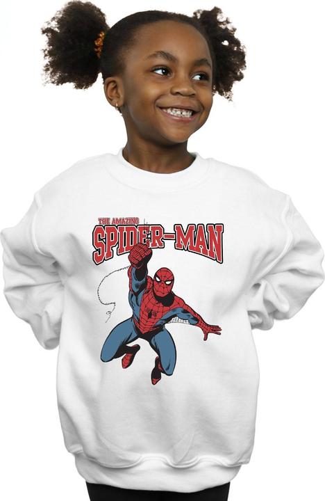 Produktbild SpiderMan Leap Sweatshirt Mädchen (152, 158)