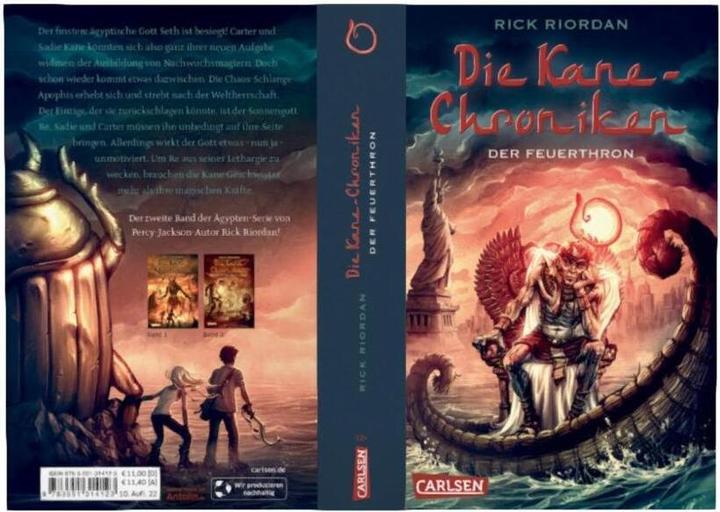 Produktbild Der Feuerthron (Deutsch, Rick Riordan, 2015)