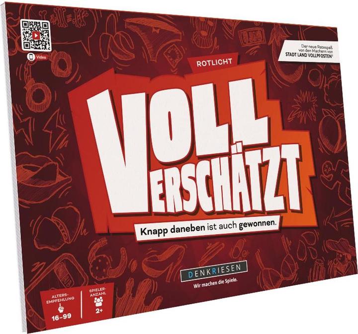 Produktbild Denkriesen VOLL VERSCHÄTZT A4-Block - Knapp daneben ist auch gewonnen. - Rotilicht Edition (Deutsch)