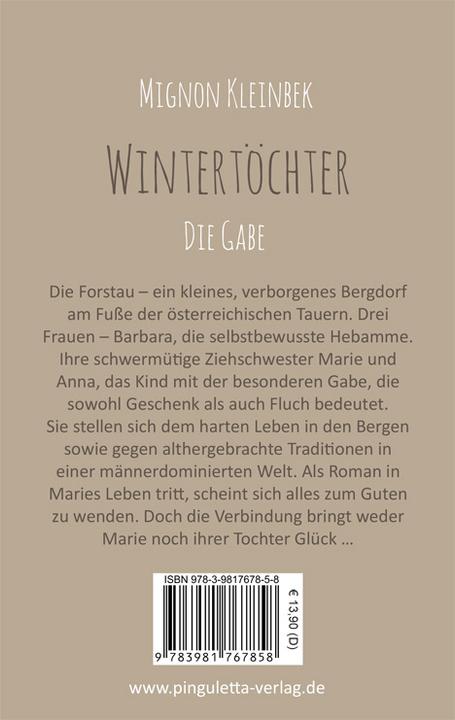 Nährwerte und Zutaten Wintertöchter - Die Gabe (Deutsch, Mignon Kleinbek, 2017)