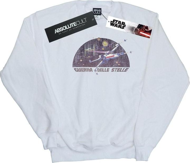 Actual product image Star Wars Mens Italian Title X-Wing Sweatshirt (XXL)
