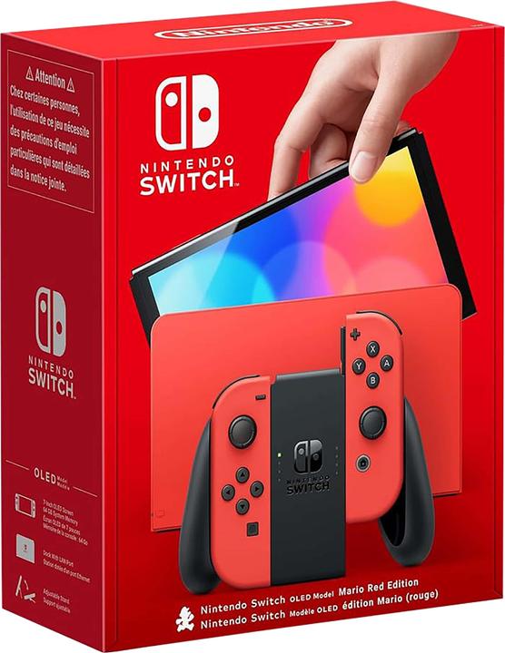 Actual product image Nintendo Switch (OLED-Modell) - Mario Red Edition