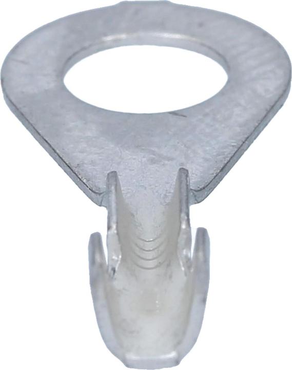 Actual product image Kalitec 100 pieces claw cable lug ring shape KKS1.5-M6-12 claws 0.5-1.5mm² M6 tin-plated brass