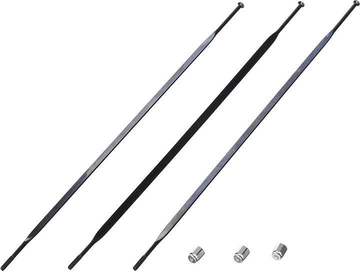 Actual product image Sram Spoke kit S80, 220mm, black, rear wheel, right 3 pcs.
