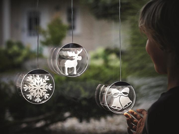 Actual product image Krinner LED window picture elk 76103