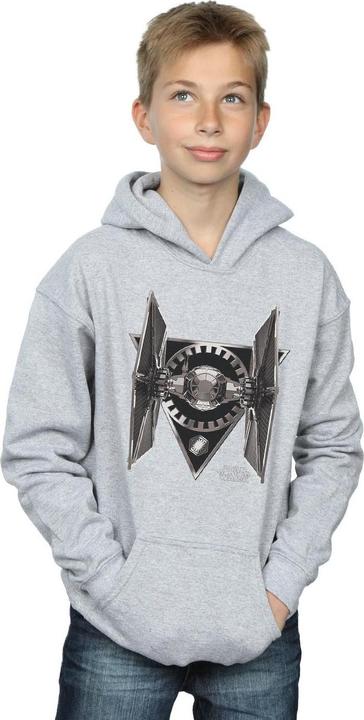Actual product image Star Wars Boys The Last Jedi TIE Fighter Hoodie (116)
