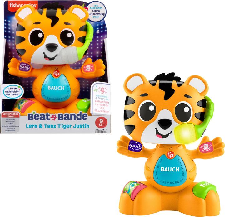 Image du produit Fisher-Price Beat Bande Apprentissage & Danse Tigre Justin (F) (Allemand)
