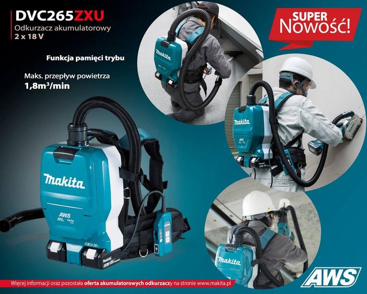 Image du produit Makita DVC265ZXU (Aspirateur sec)