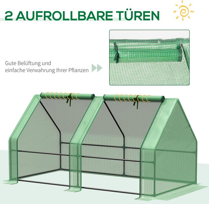 Image du produit Outsunny Serre avec système d'assemblage Structure