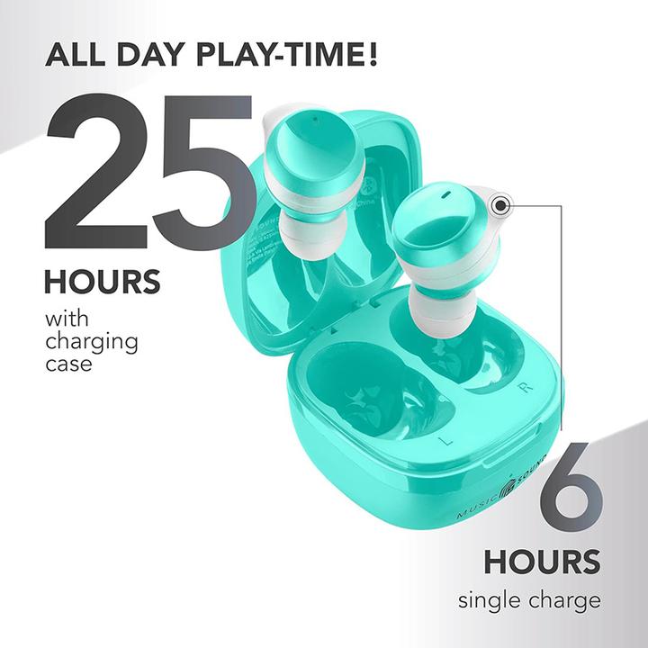 Actual product image Cellularline Music Sound Flow Wireless In-ear Headset Music and Bluetooth Calls Green (No noise cancelling, 25 h, Wireless)