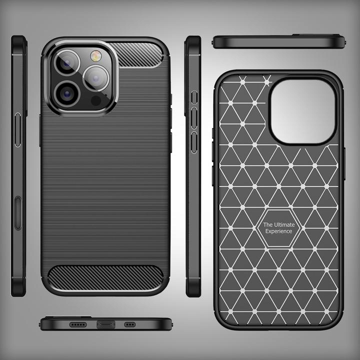 Immagine prodotto Nalia Copertura in silicone carbon look (Apple iPhone 16 Pro Max)