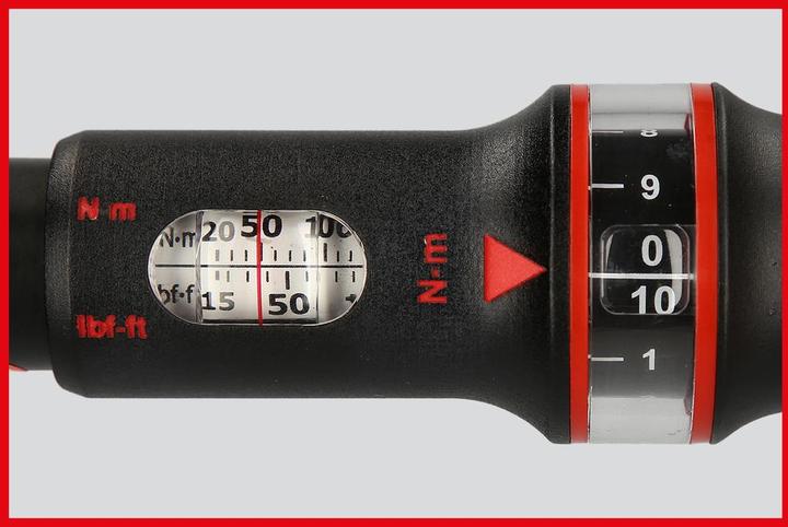 Immagine prodotto KS Tools Chiave dinamometrica a inserto di precisione ERGOTORQUE®, 14x18 mm, 80-420 Nm (1/2", 80 Nm, 420 Nm)