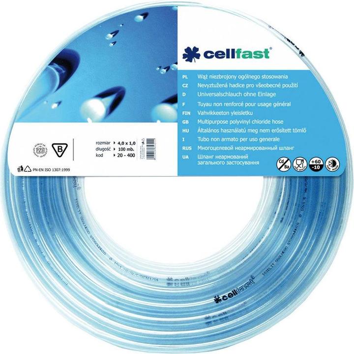 Produktbild Cellfast GENERAL PURPOSE HOSE, NOT REINFORCED 8.0 x 1.5 x 50 m (50 m, 8 mm)