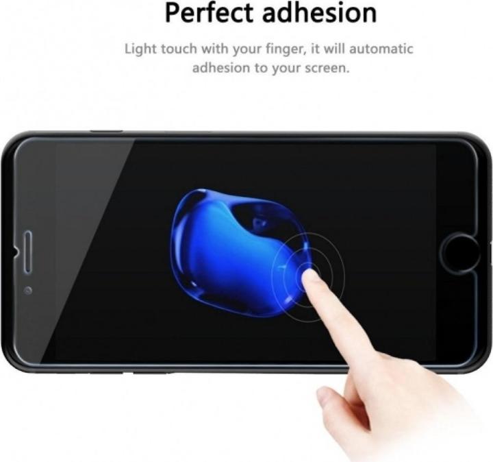 Actual product image Screenguard Apple iPhone 8 Plus Protective Glass Film Case Friendly Design (Apple iPhone 8 Plus)