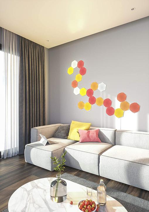 Actual product image Nanoleaf Shapes Hexagons Starter Kit (15x) (100 lm)