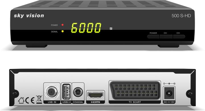 Produktbild Sky Vision 500 S-HD Sat-Receiver mit HDMI-Kabel