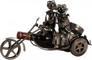 Image du produit IKO Porte-bouteille de vin 'Couple sur moto' h (Porte-bouteilles de vin)
