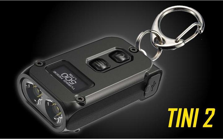 Produktbild Nitecore TINI 2 - 500 Lumen, schwarz (4.70 cm, 500 lm)