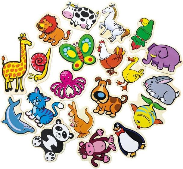 Actual product image Besttoy Magnet set animals
