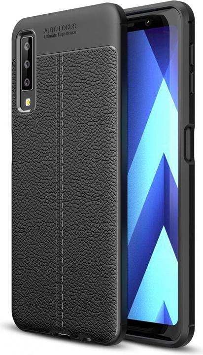 Screenguard Samsung Galaxy A7 2018 Hülle Leather Design TPU Cover (Samsung Galaxy A7 (2018))