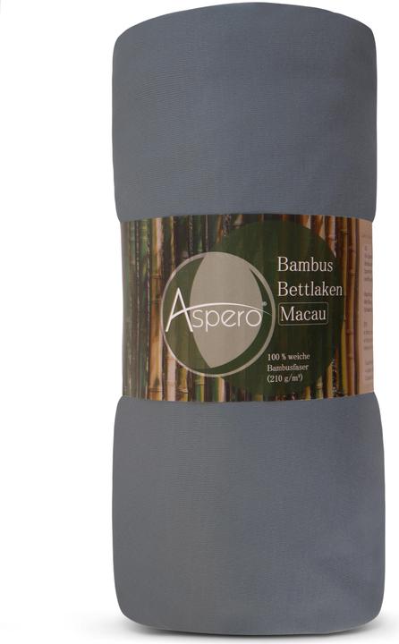 Produktbild Aspero Bambus Spannbettlaken Macau (140 x 200 cm)