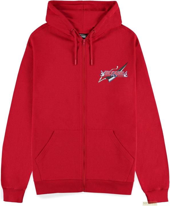 Produktbild Difuzed Bleach Kapuzenjacke mit Reissverschluss Red Grösse M (M)