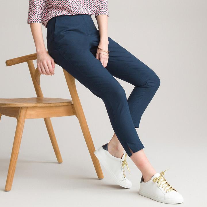 Actual product image Anne Weyburn 7/8 trousers in linen/cotton (48)