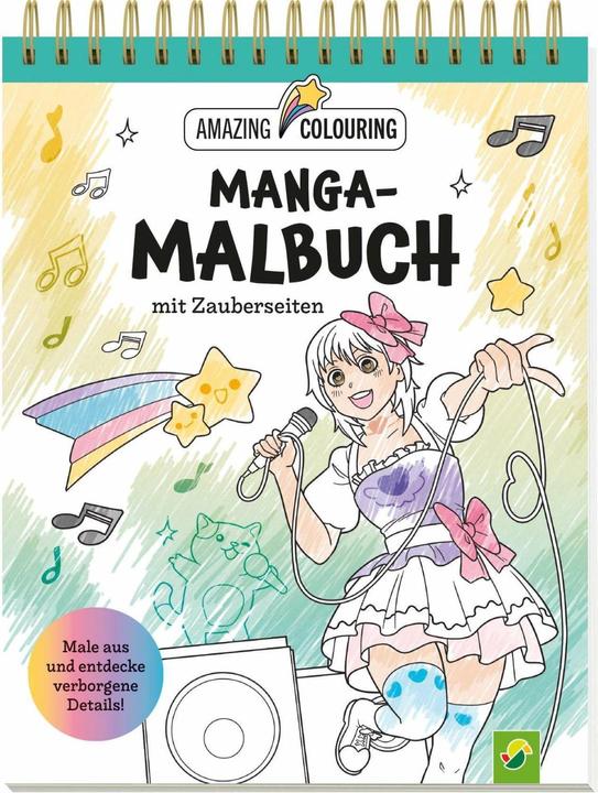 Immagine prodotto Libro di manga da colorare con pagine magiche. Un grande regalo per gli appassionati!