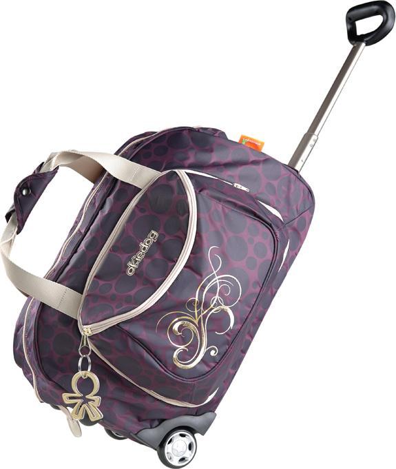 Produktbild Okiedog Wickeltasche Bliss Voyager trolley lila