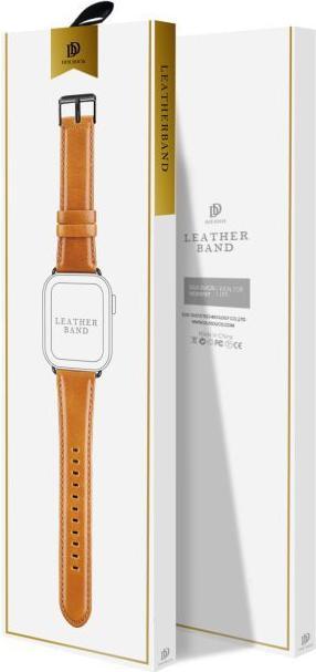 Produktbild Dux Ducis Business Series Echtleder Ersatz Armband (40 mm, 38 mm, 41 mm, Echtleder, Apple Watch Series 2, Apple Watch Series 3, Apple Watch Series 1, Apple Watch Series 4, Apple Watch Series 5, Apple Watch Series 6, Apple Watch Series 7, Apple Watch Series 8, Apple Watch Series 9, Apple Watch SE)