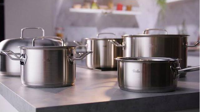 Actual product image Fissler Professional Collection (24 cm, Pan set + pot set, Stainless steel)