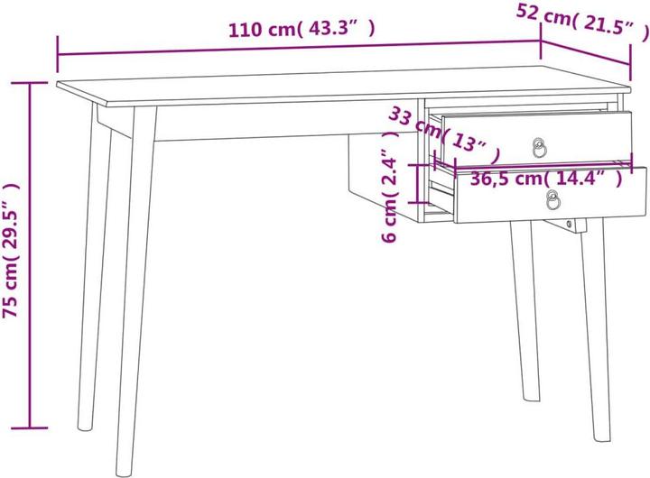 Image du produit VidaXL Hazan (110 x 52 x 75 cm)