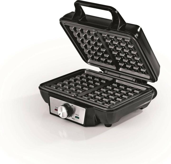 Produktbild Gourmetmaxx Waffeleisen Schwarz/Silber