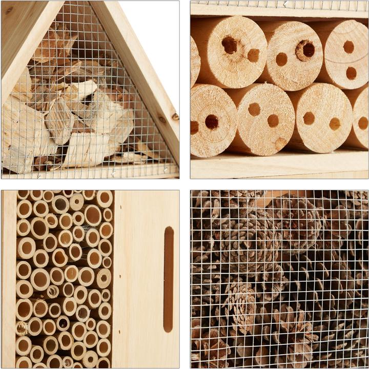 Immagine prodotto Relaxdays Albergo Insetto (Farfalle, Merletti, Ape, Api, Coccinelle)