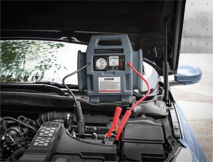 Actual product image Eufab Powerpack with compressor (600 A, 7000 mAh)