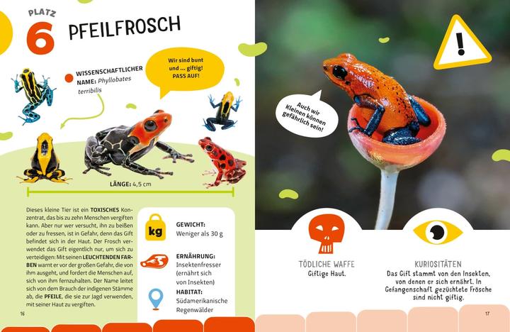 Actual product image National Geographic Die tödlichsten Tiere. Ein aufregendes Count-Down der gefährlichsten Tiere (Top Ten) (German, Cristina Banfi, Massimo Miato, 2024)