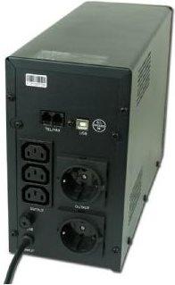Image du produit Gembird EnerGenie EG-UPS-033 - Onduleur - CA 220 V (1200 VA, 720 W, Line-interactive Onduleur)